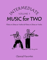 Intermediate Music for Two #1 Flute/Oboe/Violin and Flute/Oboe/Violin cover